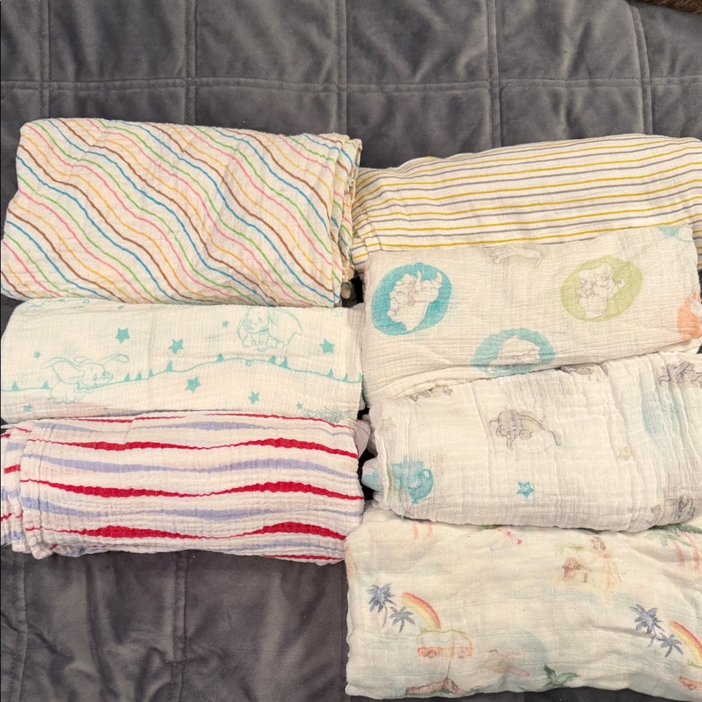 Muslin Baby swaddle bundle